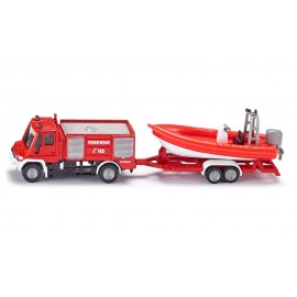 Unimog Fire engine with boat