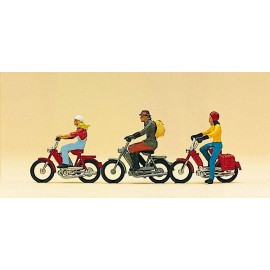 Moped riders