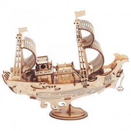 Wooden 3D Ship puzzle
