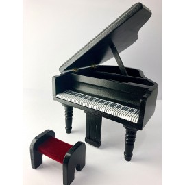 Grand piano with stool