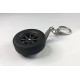8-spokes wheel keychain