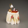 Bedside table decorated - Rose Design