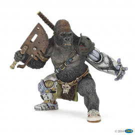 Gorilla mutant warrior figurine
