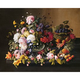 Severin Roesen "Gėlės ir vaisiai"