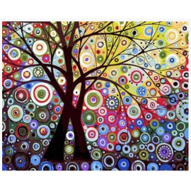 Stained Glass Effect Tree