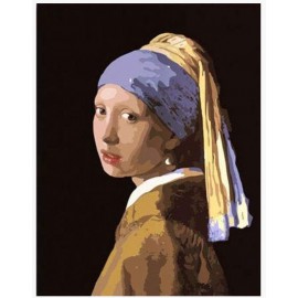 Jan Vermeer "Mergina su perlo auskaru"