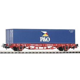 Flat Car with Container P&O