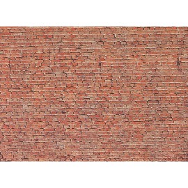 Clinker brick wall card