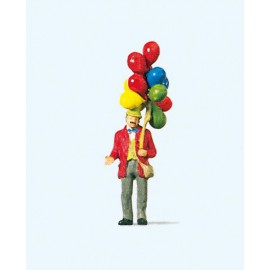Vyras su balionais