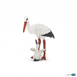 Papo Stork and baby stork