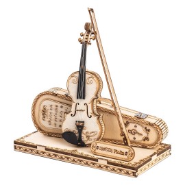 Wooden 3D Violin puzzle