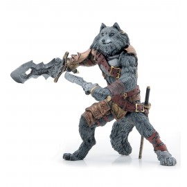Wolf mutant warrior figurine