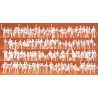 Passengerspassers unpainted miniature figures Kit