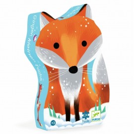 Silhouette puzzles - Little fox