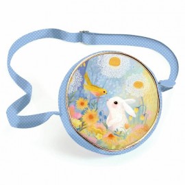 Round Handbag - White rabbit