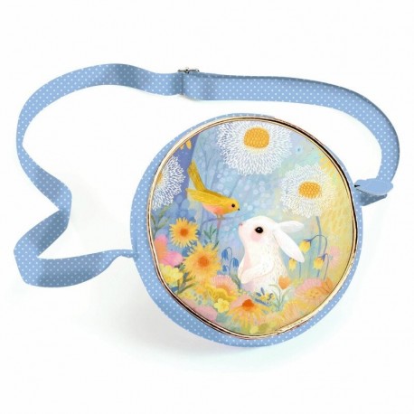 Round Handbag - White rabbit