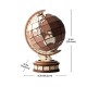 Wooden 3D globe puzzle