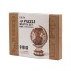 Wooden 3D globe puzzle