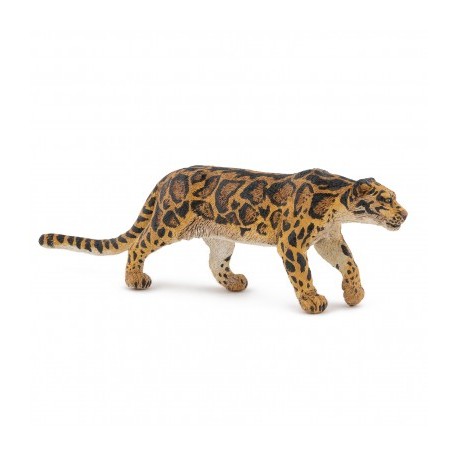 Clouded leopard figurine