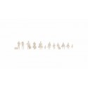 Unpainted figurines - Standing People