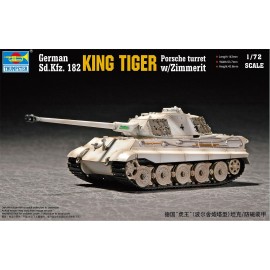 King Tiger, Porsche Turret with Zimmerit