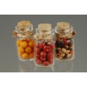 Jar with apricots
